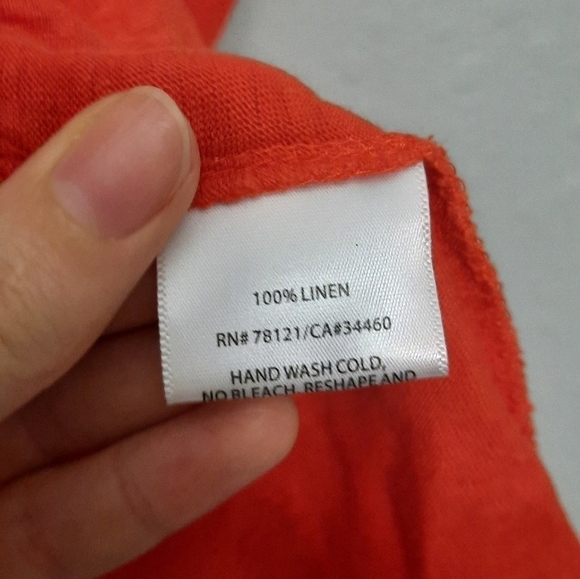 Eileen Fisher Linen Top M - Picture 3 of 4